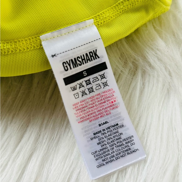 Gymshark Neon Sports Bra - Picture 5 of 5